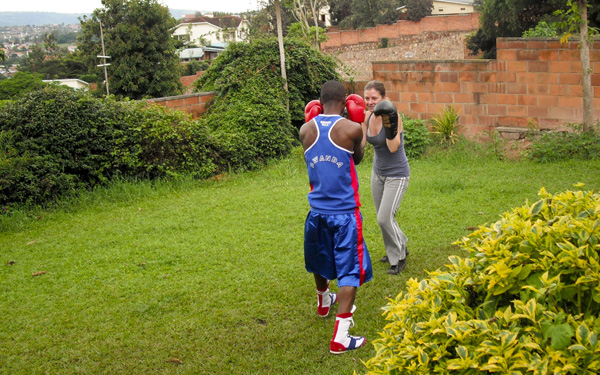 Rita and Charles Boxing