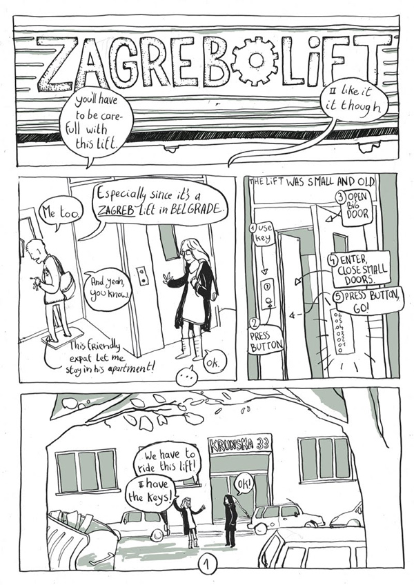 zagreb lift comic